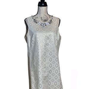 WHBM Sheer White Dress